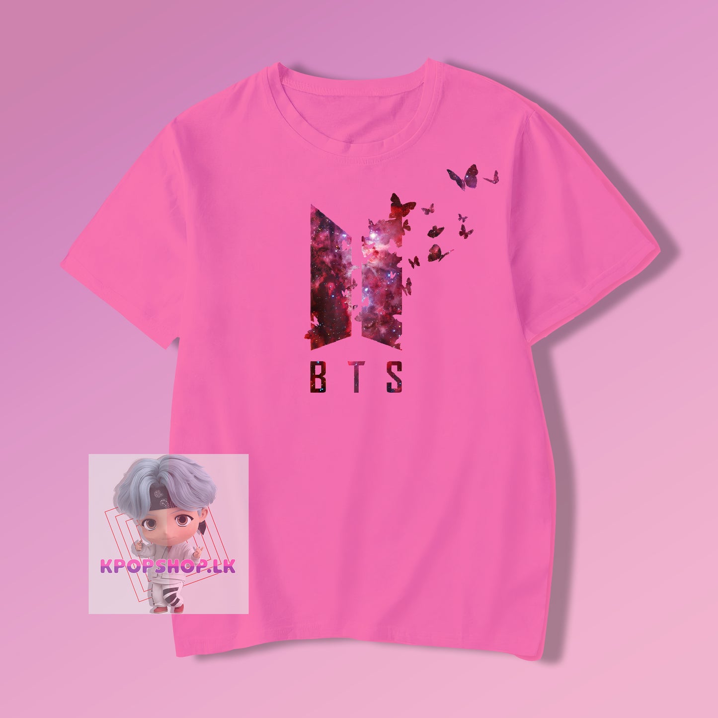 BTS Butterfly Logo KPOP T-shirt