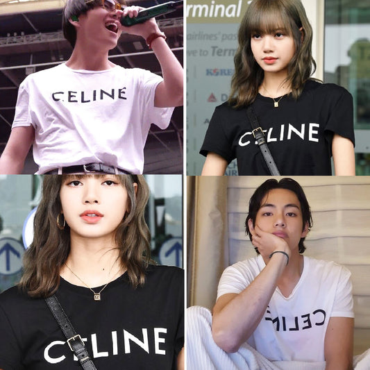 BTS Blackpink Celine KPOP T-shirt