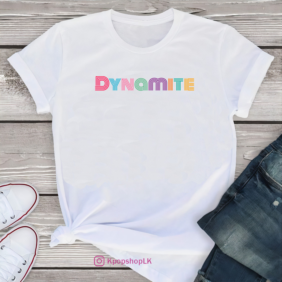 KPOP BTS Bangtan Boys Dynamite T-shirt